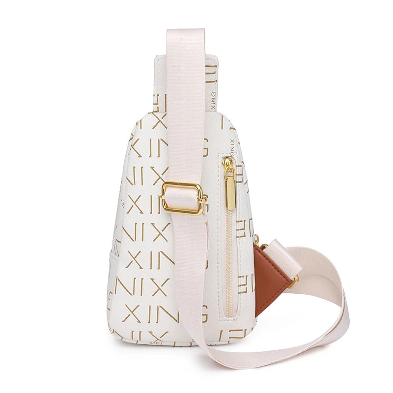Women’s Kawaii Bear Shoulder Bag – Cute PU Leather Messenger Chest Bag for Girls